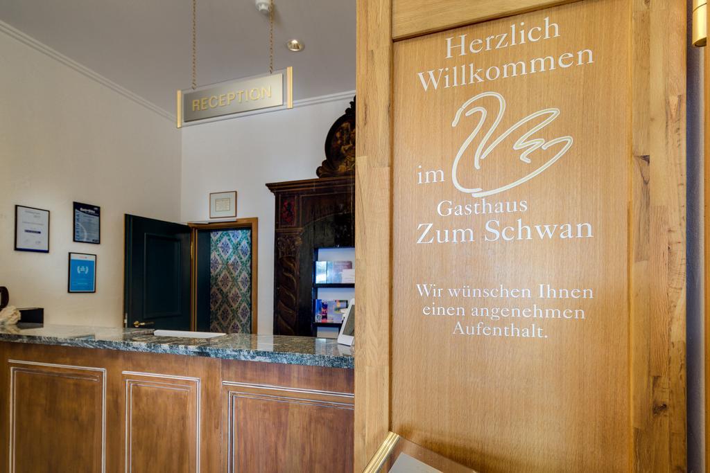 Hotel Gasthaus Zum Schwan Oschatz Exterior foto